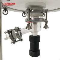 10l 20l 30l 50l 100l 150l 200l, laboratoire chimique de Filtration, Double couche, cristallisation, cuve de réacteur en verre à paroi