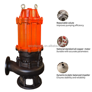 Pompe <span class=keywords><strong>à</strong></span> eau submersible électrique haute pression série Kuang Yu WQ 10-20 m³/h 220V/230V 200m pour le transport des eaux usées et les inondations - Product Image 2