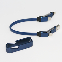 Kabel Pengisi Daya Multifungsi 4-in-1 dengan Pembuka Botol dan Logo Kustom Grosir, PD60W 3A Pengisian Cepat Tipe C untuk Hadiah Perusahaan