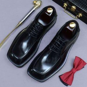 Zapatos de Vestir Formales de Cuero Oxford Hechos a Mano, Clásicos y Modernos, de Cuero Genuino, Nuevo Estilo - Product Image 5