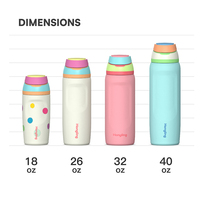 Meilleures ventes : gobelet isotherme en acier inoxydable de 18 oz, 26 oz, 32 oz, 40 oz, thermos, bouteille d'eau avec couvercle 2 en 1, tasse