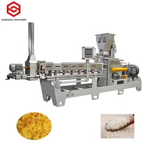 New Innovations instant fortified porridge rice extruded making machine