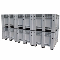 Suyqs — boîte de palette en plastique robuste, équipement de rangement de cargaison, fourre-tout de Transport, boîte robuste