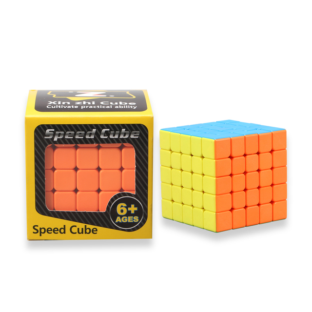 Hot Sale Plastic 5.5 CM Magic Cube Toy Puzzle Brain Twist Intelligent Toy Difficult Intelligent Speed Toys Kids
