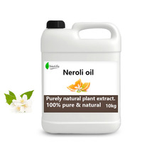 Huile essentielle de néroli 100% pure et naturelle, distillée à la vapeur, huile parfumée aux fleurs pour diffuseur, bougie, savon, parfum