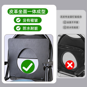 <b>Commode</b> Chair Foldable <b>Portable</b> Toilet Chair For Elderly Disabled Pregnant Women Hospital Use With Cushion And Bucket - Product Image 2