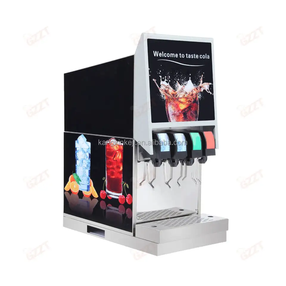 High Quality Shop Three Valve Self Serve Carbonate Syrup Cold Drink Machine Ready To Mix Burger