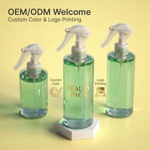 220ml 500ml PET Trigger Spray Bottle-Refillable Plastic Mist Sprayer With UV Printing Round Shape For Hair &amp; Garden Care - Product Image 5