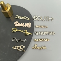 Étiquettes métalliques faites à la main pour bagages d'usine, logo personnalisé gravé, plaques métalliques pour sacs à main, sacs à main, vêtements, bagages