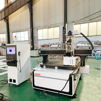 Machine de découpe et d'assemblage CNC 4 axes ATC 1325 avec changeur d'outils automatique rotatif pour le bois, le MDF, les meubles et les armoires