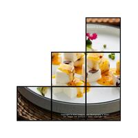 Pantalla LCD Cuadrada de 45.4 Pulgadas (849 mm x 849 mm) con Sistema Android CMS y Control Remoto de Contenido para Restaurantes