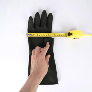 Guantes Industriales de Látex Sin Forro de 33 cm, Venta Directa de Fábrica, Impermeables, para Limpieza, Trabajo, Protección - Product Image 3