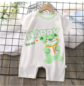 Nuevo <span class=keywords><strong>Mono</strong></span> <span class=keywords><strong>de</strong></span> Verano para Bebés, Versión Coreana, Delgado, <span class=keywords><strong>de</strong></span> Manga Corta, para Gatear, <span class=keywords><strong>de</strong></span> Algodón Puro - Product Image 6