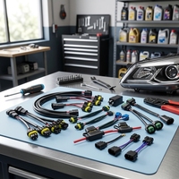 Câble adaptateur de faisceau de câblage automobile pour éclairage et accessoires, remplacement et personnalisation OEM/ODM