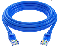 OEM 6ft RJ45 Cat 6 Cat5e Utp Cable de red para cable de conexión de telecomunicaciones Cat7 Cat8 Lan Cat6a Cable Ethernet de cobre