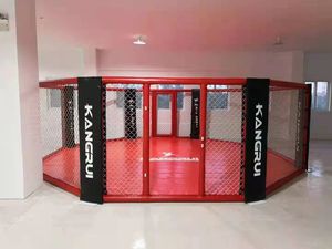 Anillo de boxeo elevado aprobado por AIBA para MMA/<span class=keywords><strong>Muay</strong></span> <span class=keywords><strong>Thai</strong></span>, equipo deportivo de lucha de competición a la venta - Product Image 5