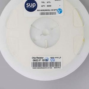 Whole Sale RR1608 0603L1910FT 0603 1608 Resistors Chip Resistors SMD Resistors 191ohm 1% 1/10W Thick Film Resistor - Product Image 1