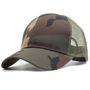 Casquette de baseball unisexe personnalisable avec logo, style trucker semi-mesh, ajustable et respirante, idéale pour les sports de plein air et le golf - Product Image 1