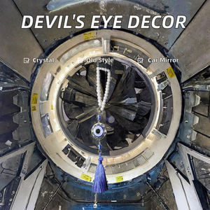 Devil's Eye Blue Crystal Dreamcatcher Pendant <b>Car</b> Interior Accessory for Rear View <b>Mirror</b> Decoration for Gift - Product Image 2