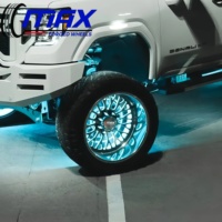 Jantes forgées monobloc en alliage d'aluminium poli pour camion tout-terrain Ford, à déport profond, 6 ou 8 trous, 8x6.5, 6x139.7, 8x180, 8x170, 26x16, 24x14