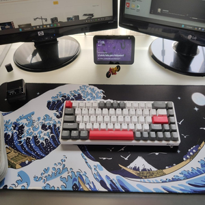 Tapis de souris de jeu japonais Sea Wave Large Custom XXL Big 35.5x 15.8in Tapis de souris avec bords cousus Tapis de clavier d'ordinateur antidérapants - Product Image 6