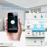 Disjoncteur intelligent WiFi Tuya 1-4P, interrupteur automatique WiFi 230V/240V, interrupteur intelligent pour maison connectée IoT