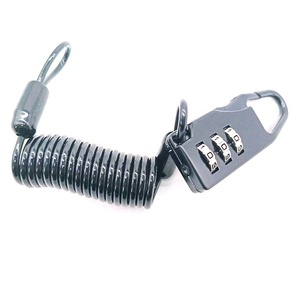 King Sunny Bike Cascos Cuerda Portátil Antirrobo Contraseña Código Bloqueo Alambre <span class=keywords><strong>Candado</strong></span> Bicicleta Accesorios de repuesto - Product Image 1