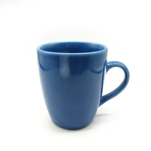 Cheap Metro style Solid Color Ceramic Coffee Mugs For Restaurant Use Stoneware Mug