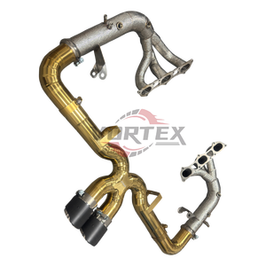 Vortex Ultra-Lightweight Titanium Alloy Exhaust for Porsche 911 992 GT3 RS 4.0L 2022-2025 Racing Spec System - Product Image 2