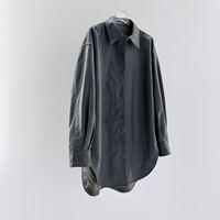 Chemisier en cuir pour femme, personnalisable en usine, en peau de mouton importée, à simple boutonnage, fendu, long, imperméable, toutes saisons