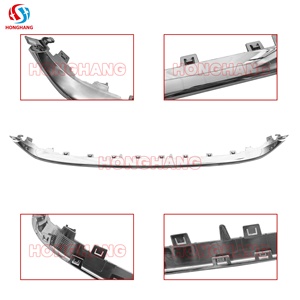 Chaoshenghang Crom Phong Cách Bumper Thấp Hơn Trim Bìa Chrome Bạc Xe Phía Trước Bumper Thấp Hơn Trim Khuôn Cho <span class=keywords><strong>Fiat</strong></span> 500 - Product Image 5
