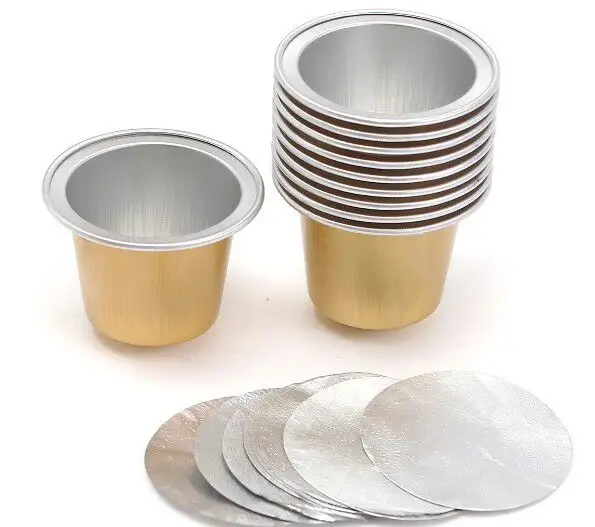 Good Price Empty Coffee Capsule Aluminum Foil Lid Capsula De Cafe Storage 5g 15ml Nespresso Capsules