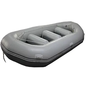 Perahu Drifting PVC tiup/Hypalon, perahu Drifting sungai, arung jeram, kelas komersial 4.8m, air putih, untuk ekspedisi