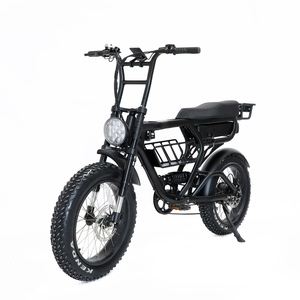 Vélo électrique tout-terrain High Face avec batterie intégrée et moteur à moyeu arrière, système de frein à disque, pneus larges - Product Image 2