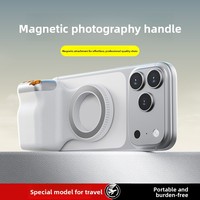 Poignée magnétique pour smartphone, accessoire de prise de vue portable, prise en main confortable