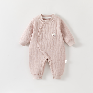 Mono de bebé cálido de algodón grueso sin costuras para otoño e <span class=keywords><strong>invierno</strong></span>, <span class=keywords><strong>ropa</strong></span> al por mayor para gatear de niños y niñas - Product Image 3