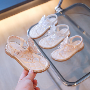 Chaussures pour enfants en gros, chaussures de princesse à bout orné de strass - Product Image 2