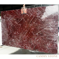 Dalles de marbre Rosa Levanto Cammy Stone, luxe naturel, écologiques, imperméables, pour murs et sols de salle de bain, cuisine et extérieur