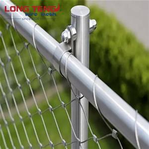 Maillon de chaîne de sécurité clôturant la barrière résistante de preuve de chute grillage flexible de câble de filet de corde d'acier inoxydable - Product Image 3