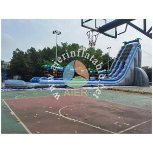 43フィートの巨大なヤシの木型ウォータースライダー、売れ筋商品、インフレータブルウォーターパーク設備、屋外用インフレータブルウォータースライダー - Product Image 6