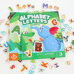 Lettres ABC anglaises Cognition Apprentissage précoce Jouet interactif <span class=keywords><strong>Jeu</strong></span> d'<span class=keywords><strong>alphabet</strong></span> éducatif magnétique - Product Image 3