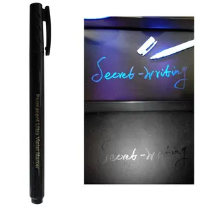 Uv Zwart Licht Inkt Marker Onzichtbare Inkt Uv Slip Permanente Marker Pen