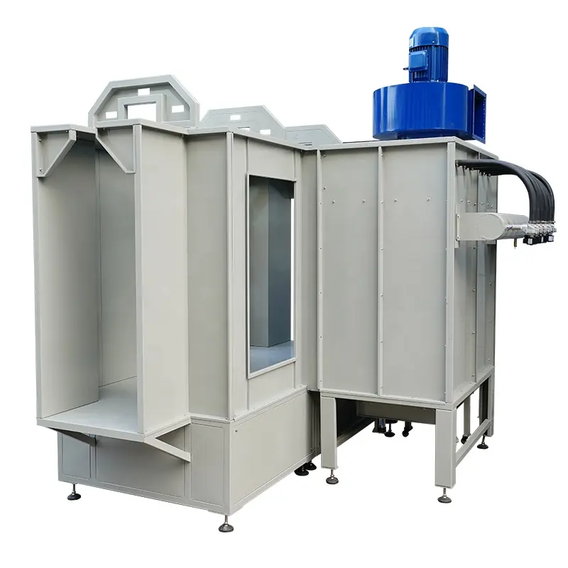 High Powder Recovery Efficiency Powder Coating Booth for Sale