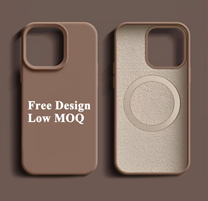 Funda de Silicona de Alta Calidad para Teléfono, Funda de Silicona Líquida 3D de Lujo para <span class=keywords><strong>iPhone</strong></span> 16 Pro Max 17 Air Pro, Venta al Por Mayor - Product Image 1