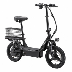 สกู๊ตเตอร์ไฟฟ้า Unigogo SK14 รุ่น EU Warehouse Urban Mobility สำหรับผู้ใหญ่ ขนาด 14 นิ้ว ระบบกันสะเทือนคู่ พร้อมตะแกรงหลัง - Product Image 3