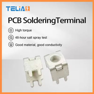 Bloques de terminales de tornillo de cobre/latón Telian M4 de 4 pines TLS44126 al por mayor de fábrica para soldadura de PCB - Product Image 4