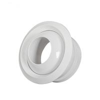 Diffuseur d'air rond en aluminium/plastique blanc avec buse de jet pour aéroport, hôtel, centre commercial, ventilation publique CVC