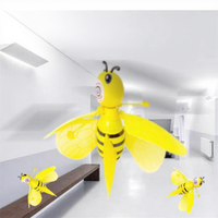 Mini drone abeille volant, jouets à induction, avion électrique en plastique, hélicoptère RC à induction, jouet lumineux à induction, cadeaux pour enfants