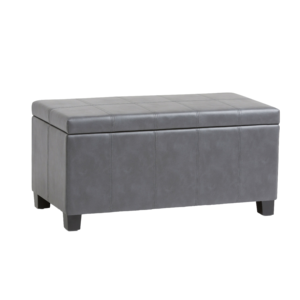 More Db <b>Storage</b> Ottoman Bench Metal PU Leather Modern Design Convertible Entry Living Room Furniture Model D0100H5AKZ8 - Product Image 1