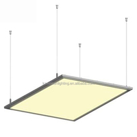 Vente chaude Hôtel Bureau Maison Commercial Carré 60x60 Led Panneau Lumineux Suspendu Carré Ultra Mince Led Pendentif Monté Panneau Lumineux